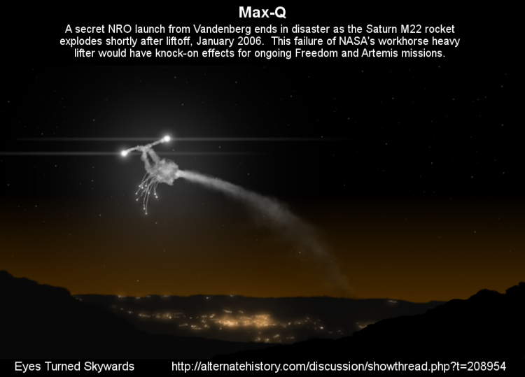 Saturn M22 explosion